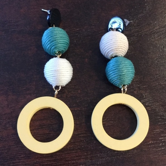 Hot summer boho rope ball gypsy Earrings jewelry - Picture 5 of 8